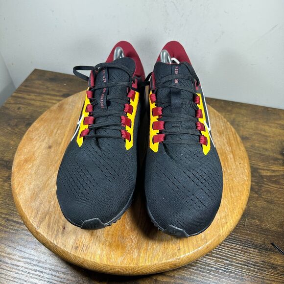 Nike Air Zoom Pegasus 38 USC‎ Black Red Mens Size 11 Shoes DJ0861-001 - Picture 2 of 8